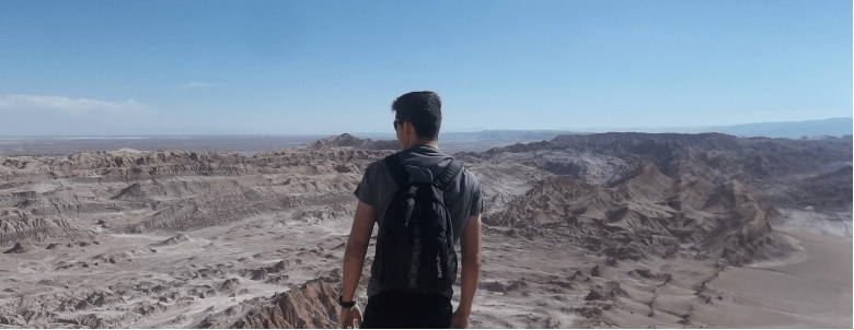Rafael Casachi at Atacama Desert
